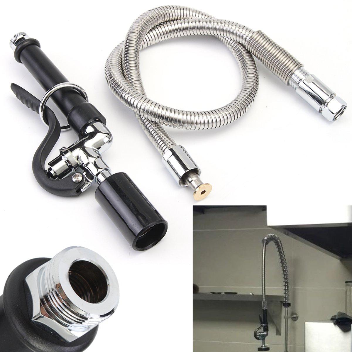Kitchen Pre-Rinse Faucet Tap Spray Head Sprayer with Flexible Hose