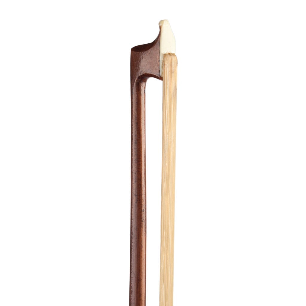 4/4 Violin Bow Rosewood Bowstick Ebony Frog Sheep Leather Wrap with Mongolia Horse Hair Strings Accessories