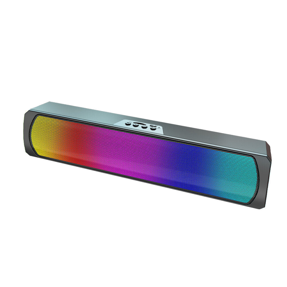 Wireless Bluetooth Speaker 4D Stereo Bass Subwoofer Desktop Audio Loudspeaker Sound Bar for TV Computer Smartphones