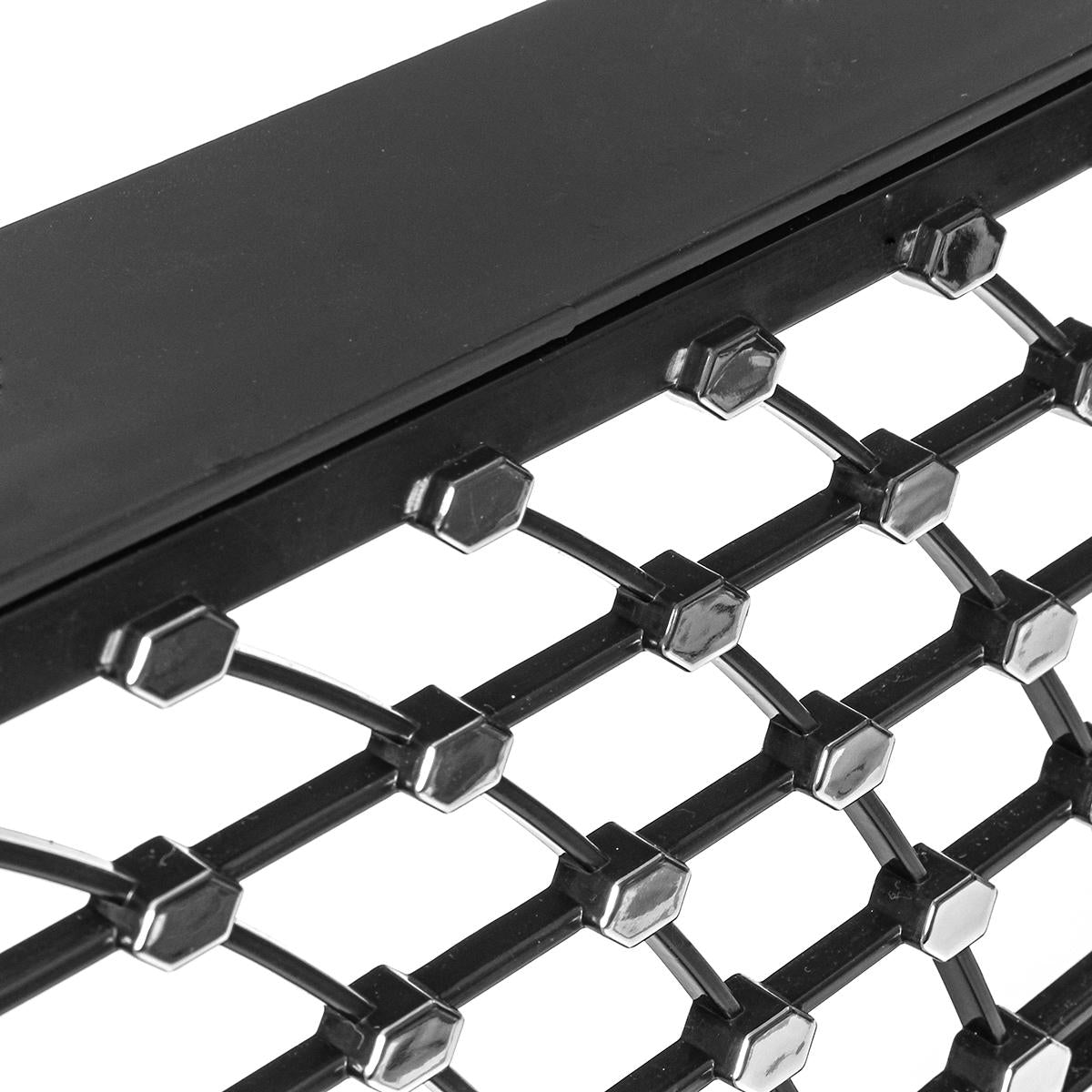Diamond Look Front Bumper Grille Grill Silver For Mercedes Benz Vito