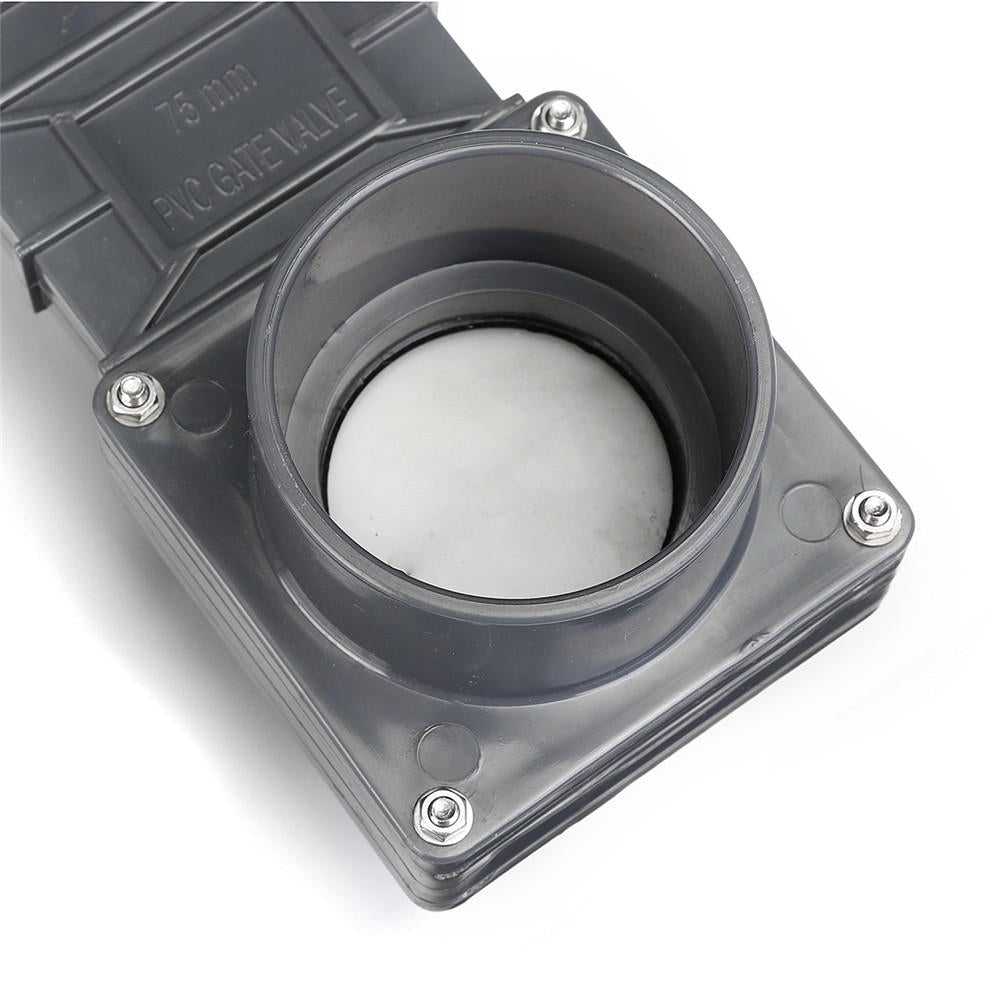 3 Inch Upvc EPDM Stainless Steel Sewage Gate Valve Industry Pull Plate Mixing Valve 0.35Mpa