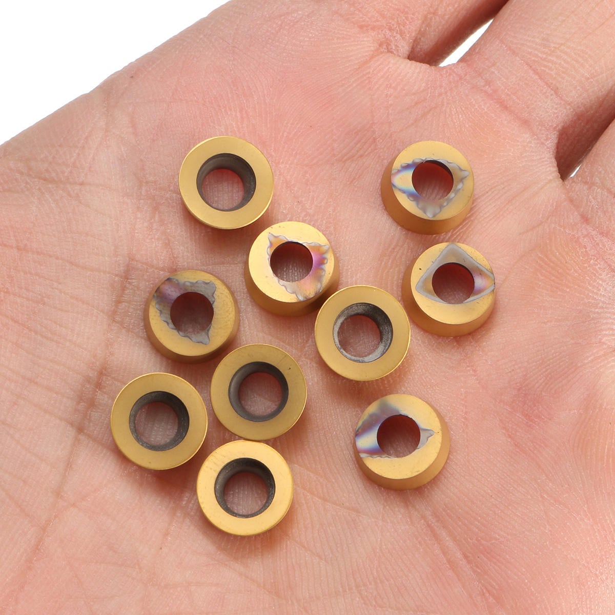 10pcs Carbide Insert Turning Tool Holder Insert For EMR EMRW Series Face Mill