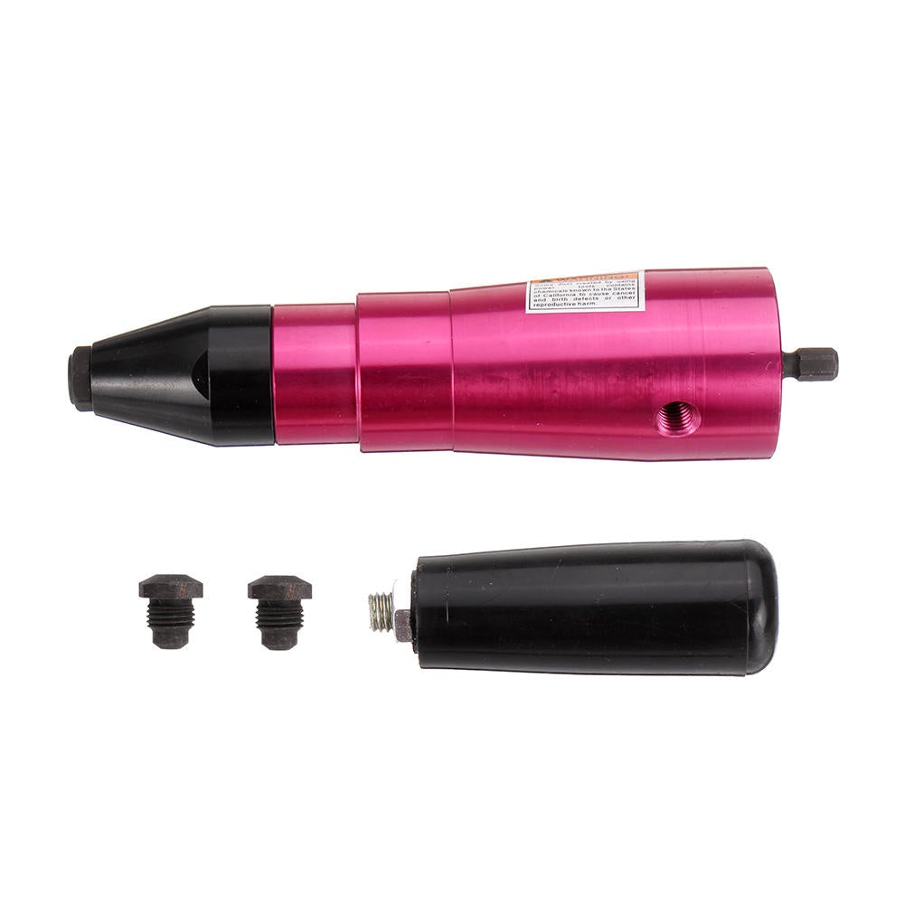 Upgraded Electric Riveter Nut Guns Cordless Riveting Tool Metal Drill Adapter