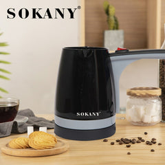 Electric Coffee Pot Italian Moka Pot Milk Making Machine Quick Heat 1000W