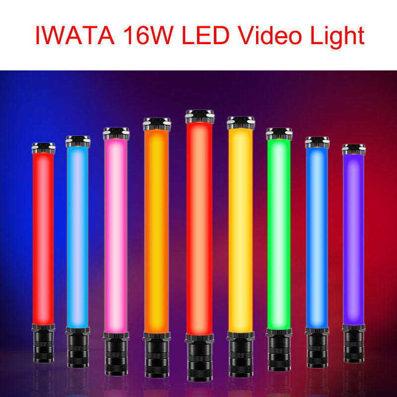 Master Handheld Colorful Full Color Lce Stick LED Video Light OLED Display with 2200mAh Built-in Battery