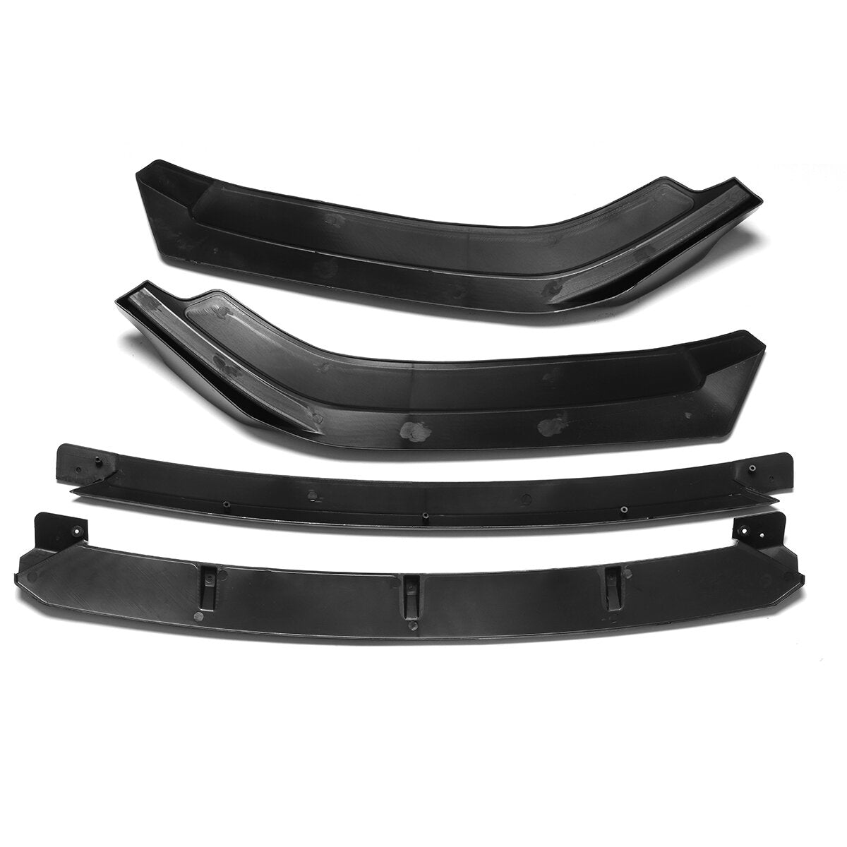 Glossy Front Bumper Lip Body Kit Spoiler Spliter