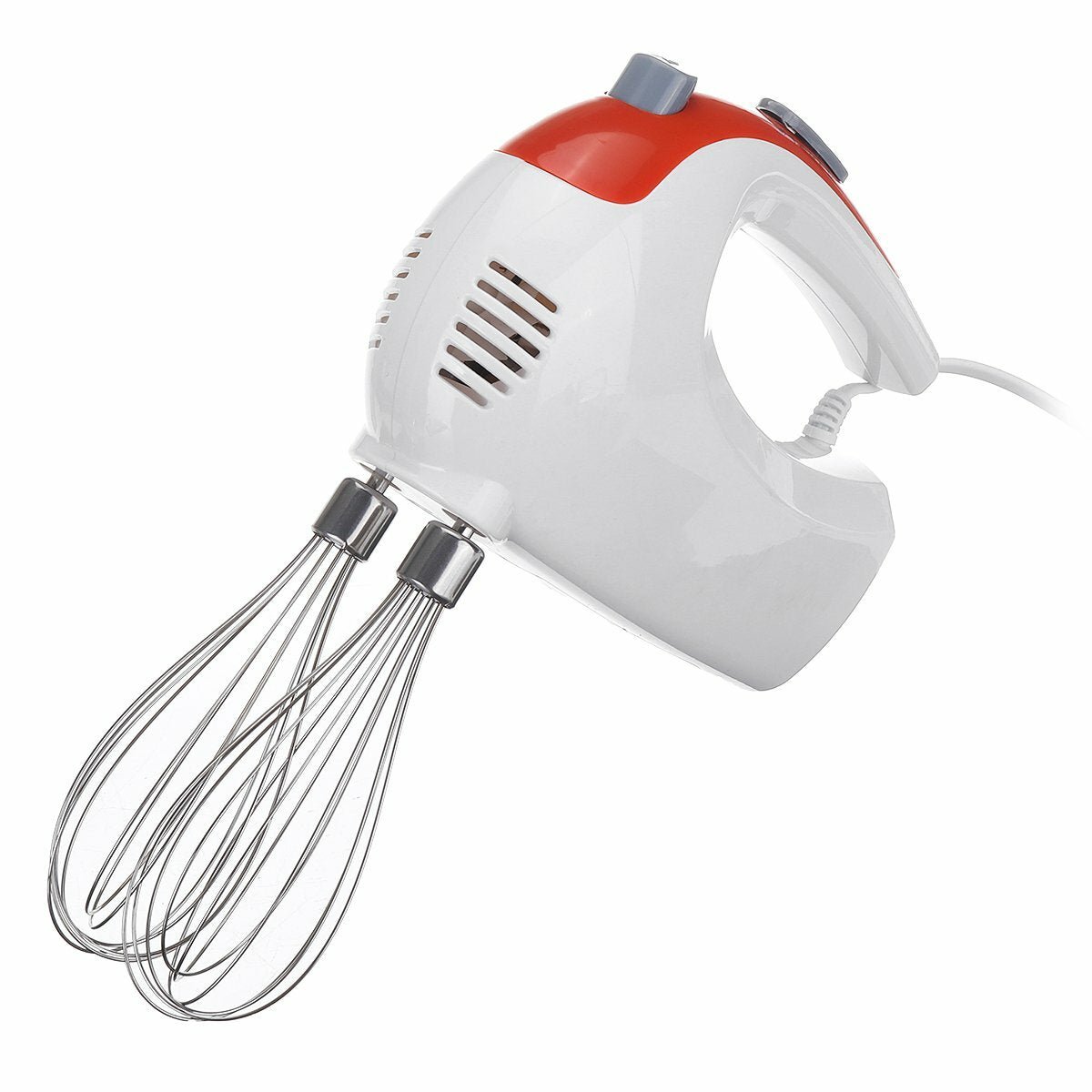Electric Egg Beater 200W Hand Mixer Stainless Steel Whisk Milk Cooking Baking for Kitchen