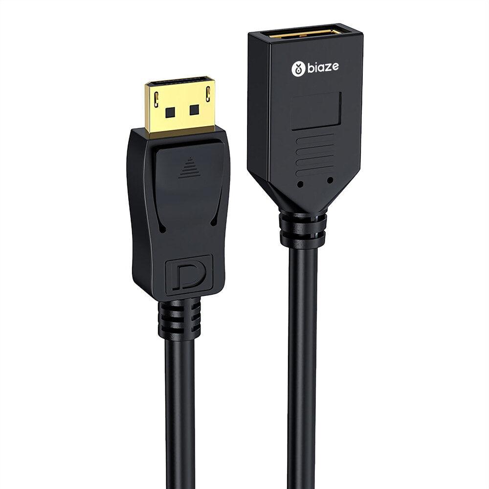 Display port DP1.4 Male to Female Extension HD Adapter Cable for Laptop Monitor 2M