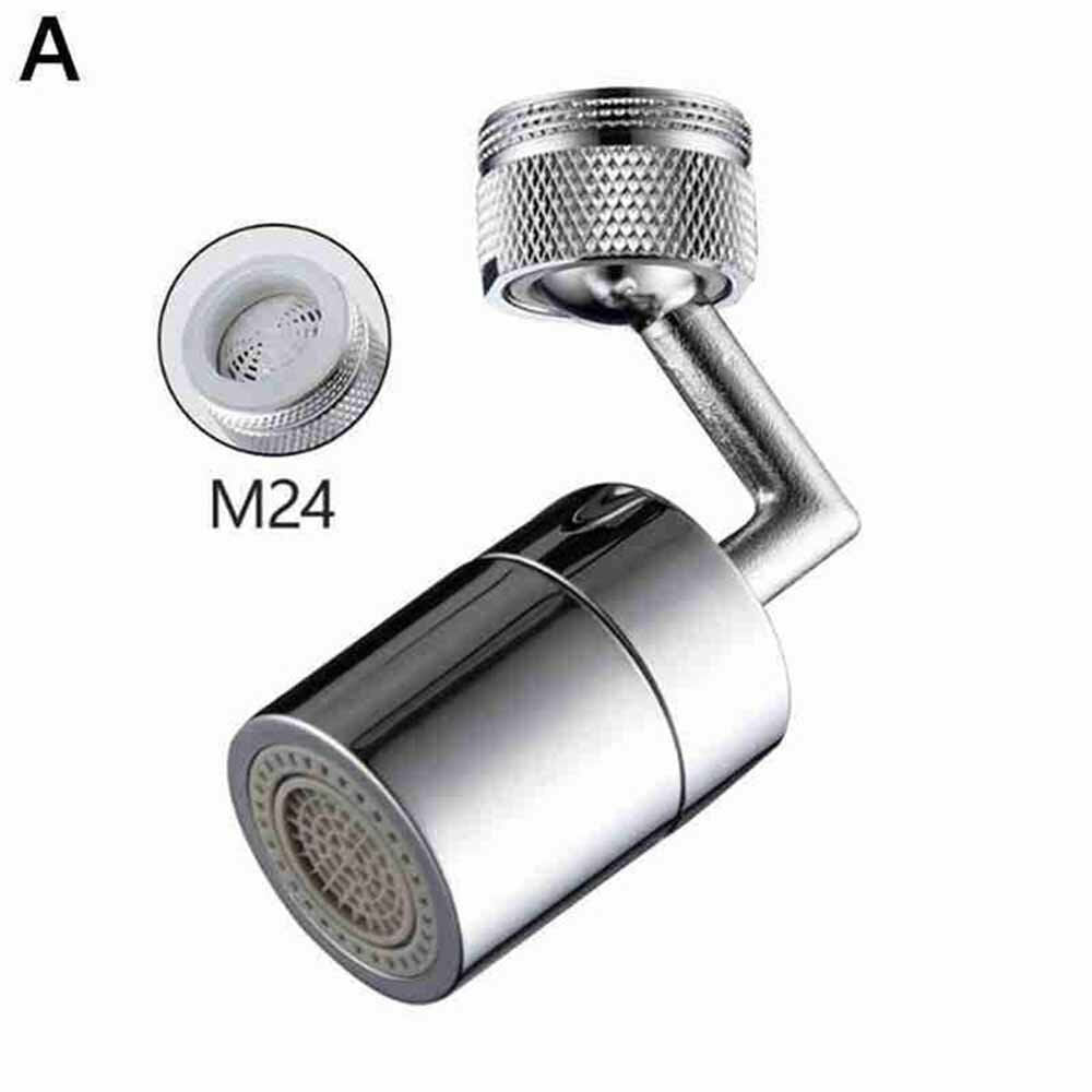 360 Degree Swivel Faucet Universal Rotating Mesh Mouth Anti Splash Head Dual Model Bubbler Faucet Extender for Bathroom Kitchen