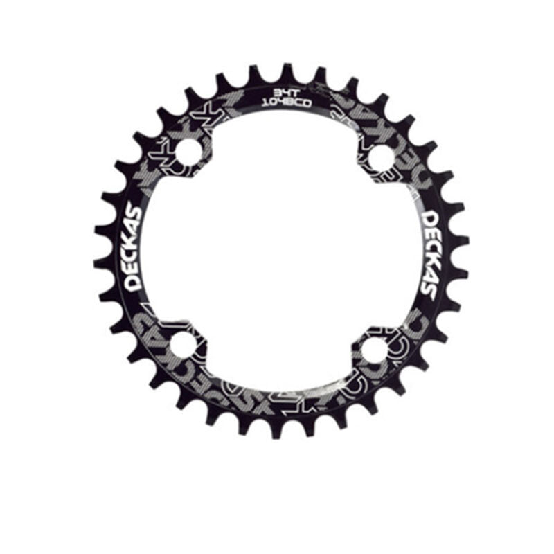 Round Narrow Wide Chainring For MTB Mountain Road Bike 32T 34T Single Disc Bicycle Components Crankset Tooth Plate Parts 104 BCD