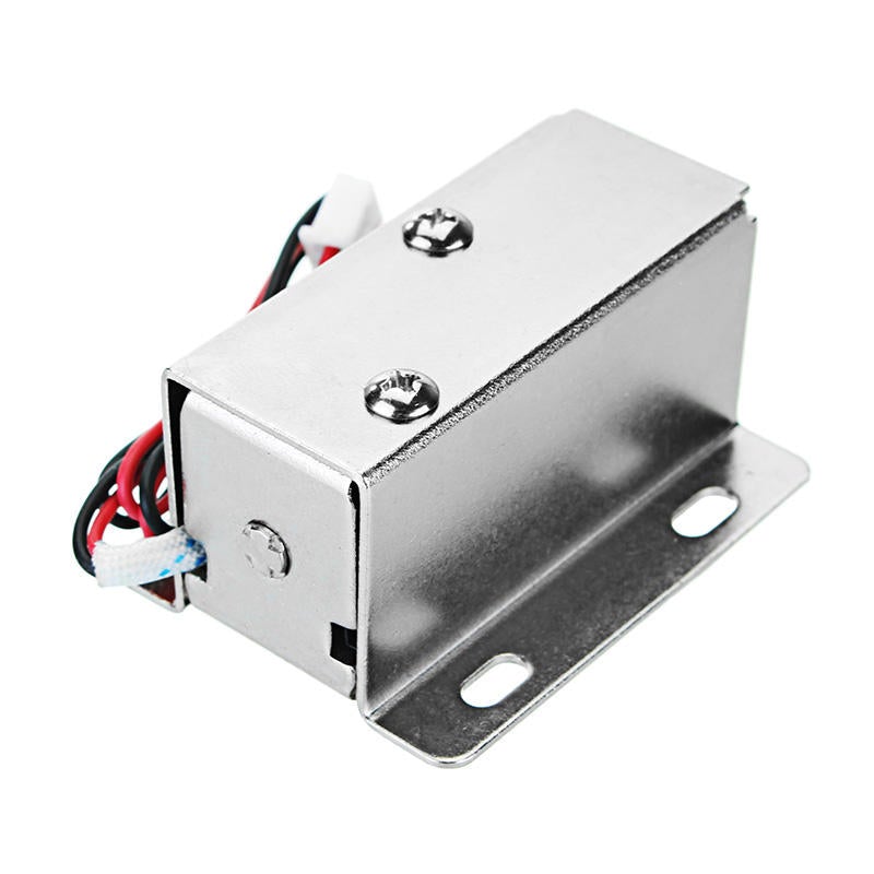 12V DC 0.8A Electric Lock Assembly Solenoid Cylindrical Cabinet Door Drawer