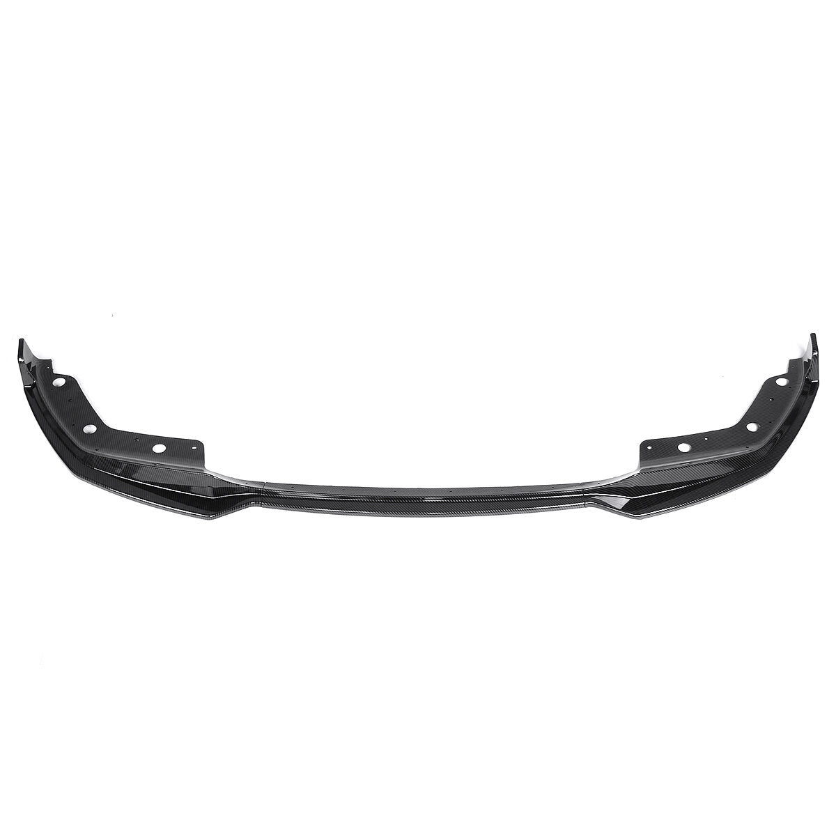 Carbon Fiber Look Front Bumper Lip Spoiler Splitter Cover Trim Body Kit 3PCS