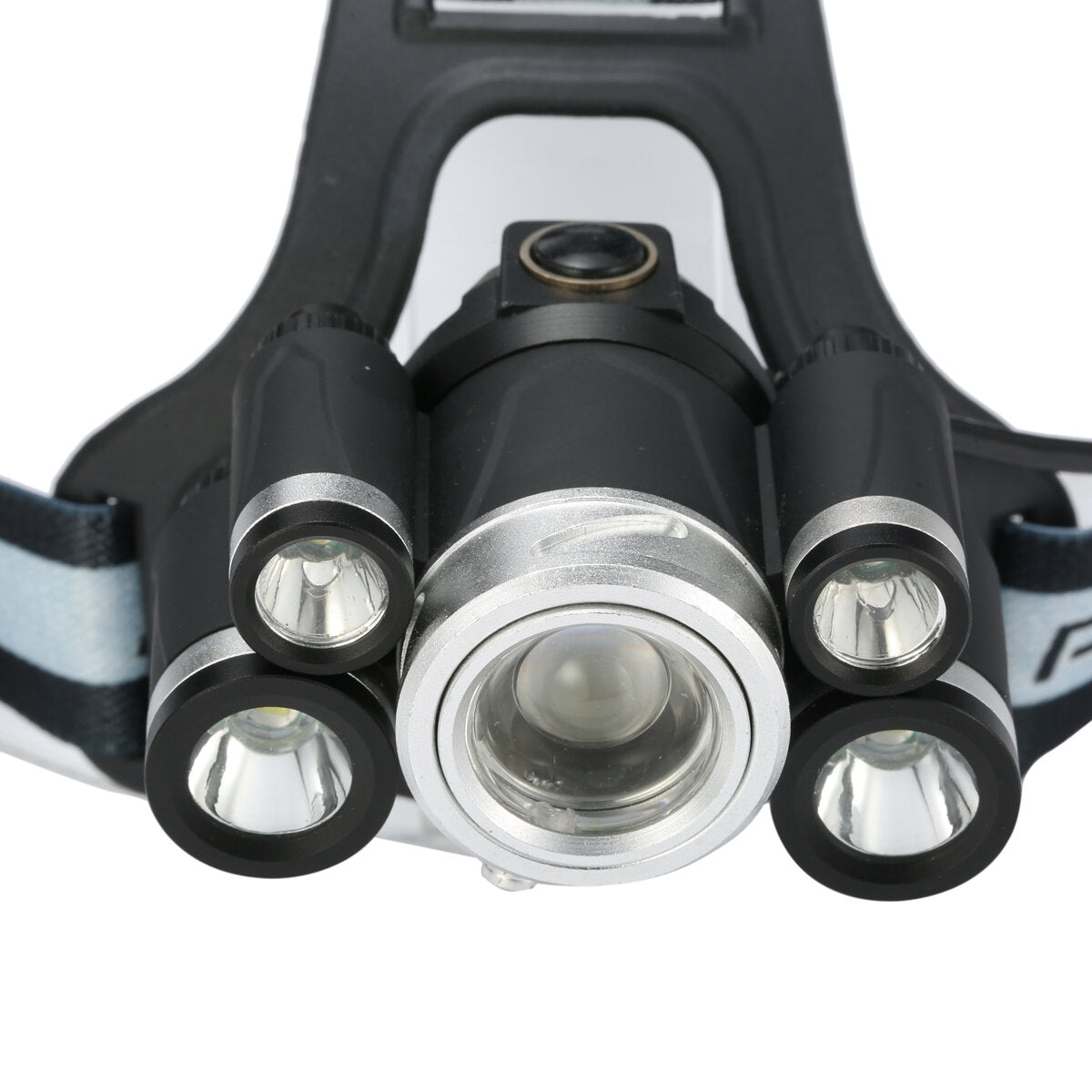 1000LM 5 LED Headlight 5 Modes Adjustable Flashlight IPX6 Waterproof Rechargeable Work Lamp Outdoor Camping Cycling