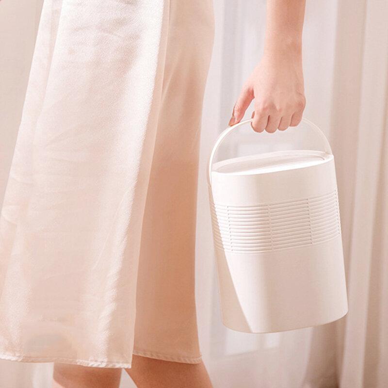 Mini Air Dryer Household Portable Dehumidifier 1L Water Tank with Handle Touch Panel Time Setting Moisture Absorber