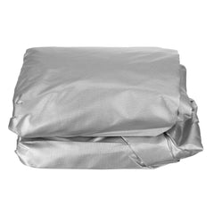 10ft / 10-12ft / 12-14ft / 14-16ft Jon Boat Cover 210D Waterproof Sun Protection Silver