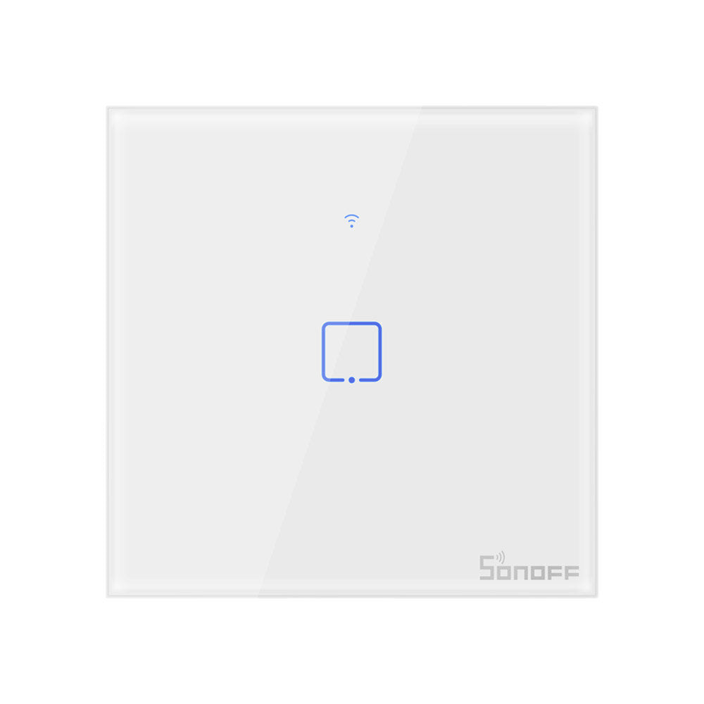 WiFi Wall Switch RF Smart Wall Touch Switch For Smart Home Work With Alexa Google Home,EU/US/UK AC 100-240V 1/2/3 Gang 433Mhz