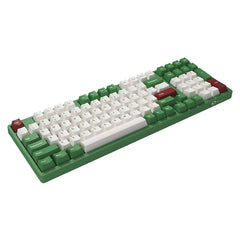 Matcha Red Bean 98 Keys Mechanical Keyboard Type-C Wired Switch PBT Keycap Gaming Keyboard