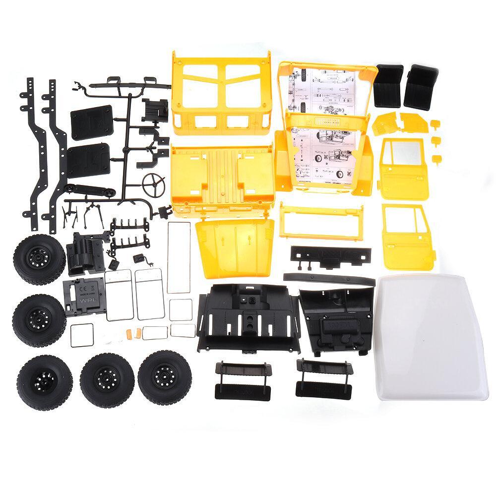 Metal Edition Kit 4WD 2.4G Crawler Off Road RC Car 2CH Vehicle Models With Head Light