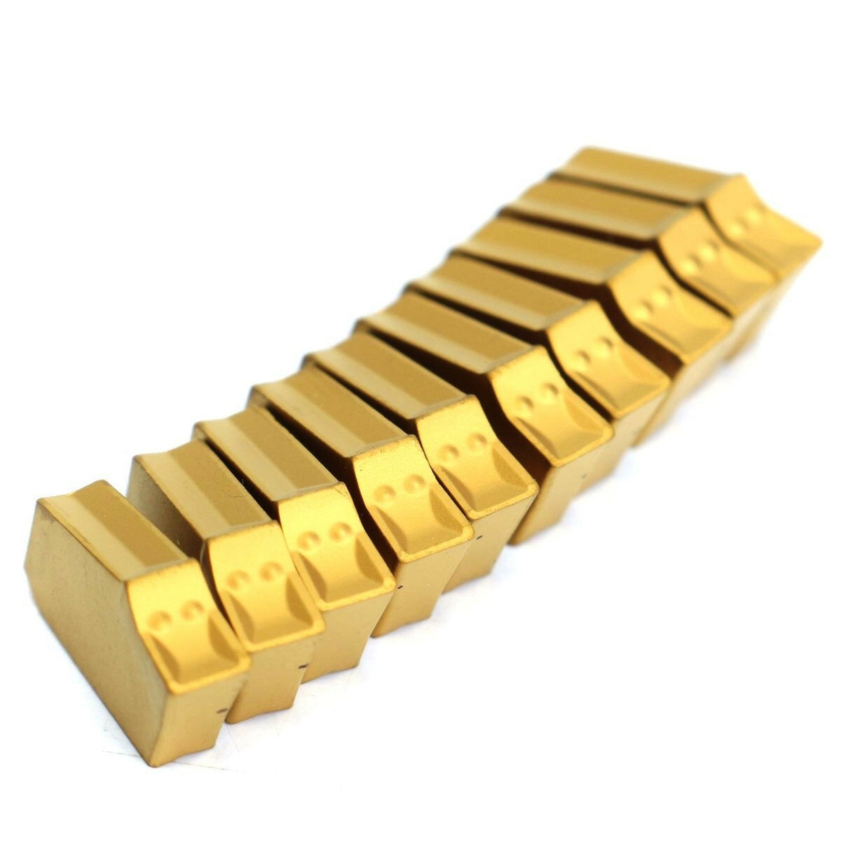 10pcs Cut Off Grooving Inserts for ZQ2020-3 Holder Turning Tool