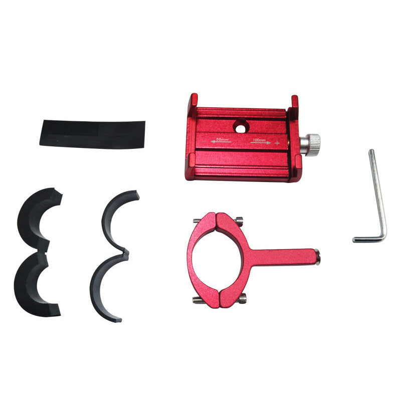 Adjustable Bicycle Phone Holder GPS Bracket MTB Mountain Bike Handlebar Anti-Slip Stand for 3.5" to 6.2" Phones11