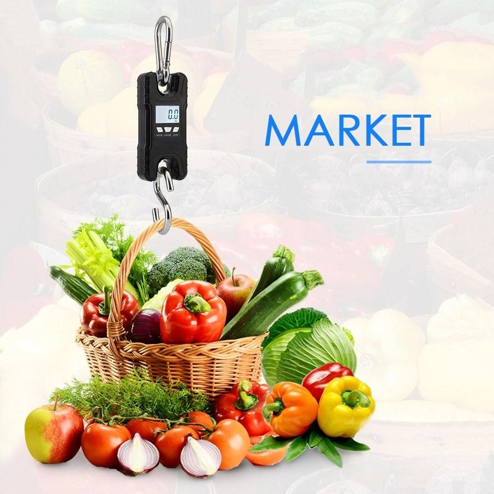 Portable Heavy Duty Digital Crane Scale 500kg/1102Lbs