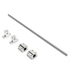8x400mm Linear Rail Shaft with 2pcs Shaft Supports and 2pcs Linear Bearing Block