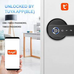 Door Lock Smart Lock Password Fingerprint Door Locks Key APP Unlock For Bluetooth Simple DIY For Knob Lock