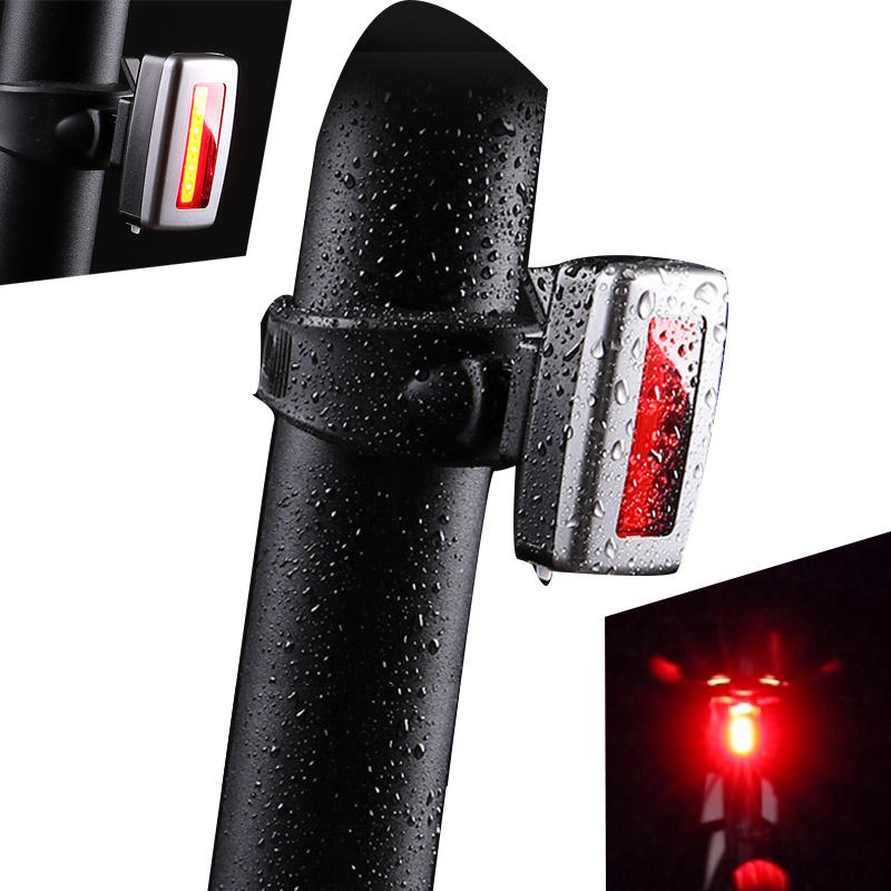 LED Tail Light USB Mini Electric Scooter Motorcycle E-bike Bike Bicycle Cycling