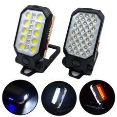 LEDs Ultra Bright Foldable Camping Lamp Super Bright Portable Survival Lanterns With Magnet Bracket Outdoor Waterproof Emergency Work Light