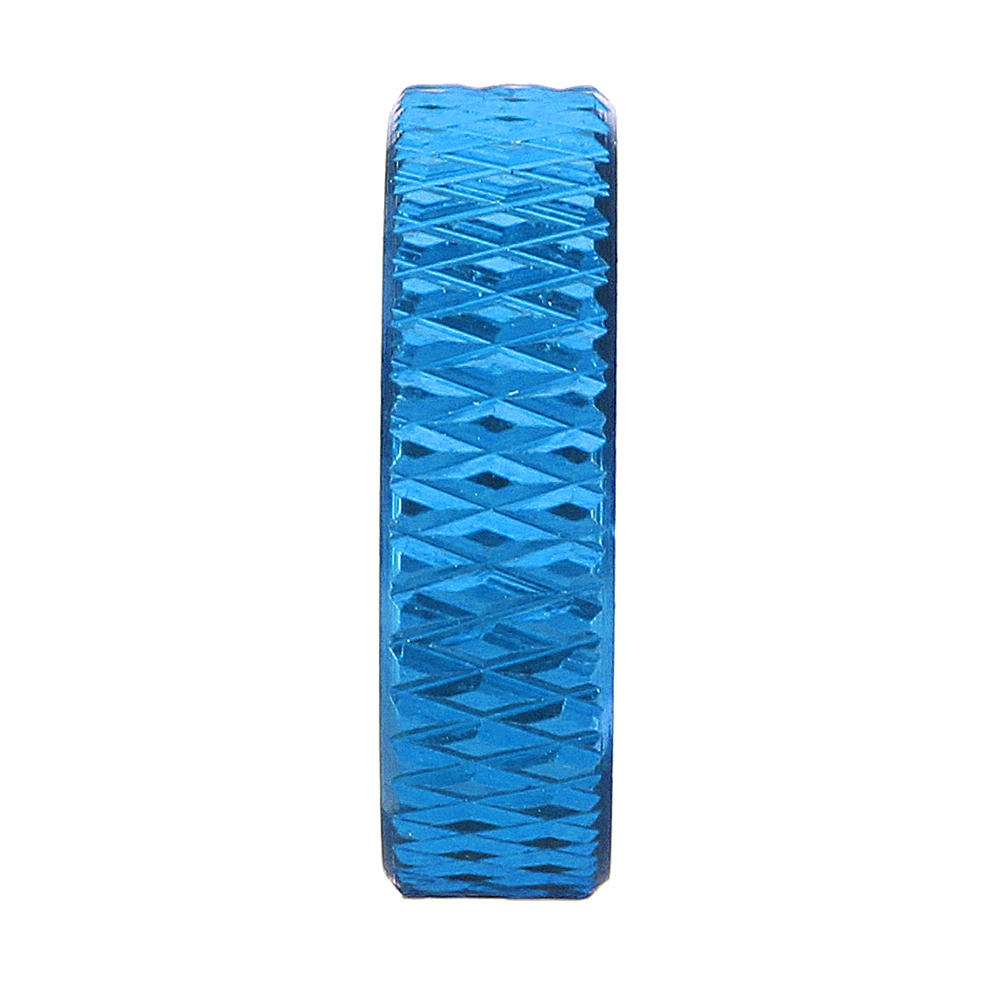 M4AN3 10Pcs M4 Manual Knurled Thumb Screw Nut Spacer Flat Washer Aluminum Alloy Multicolor