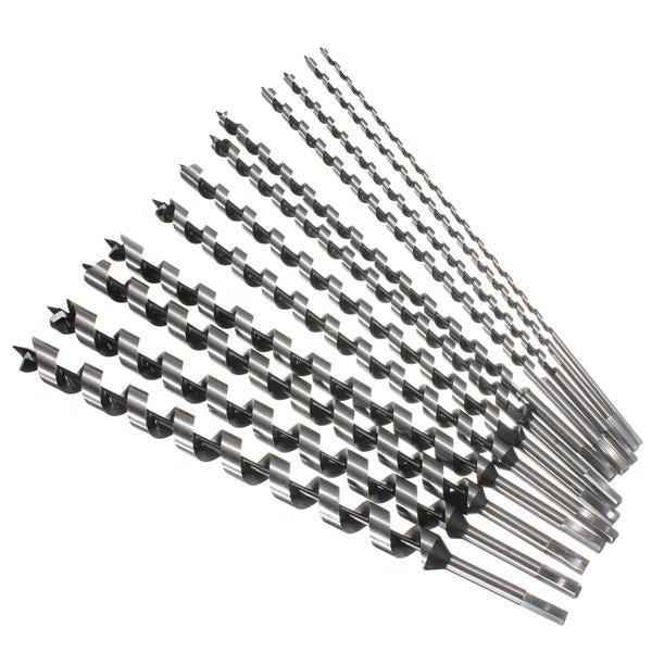 460mm 6-28mm Hex Shank Brad Point Drill SDS Auger Bit Spiral Wood Drilling Tool