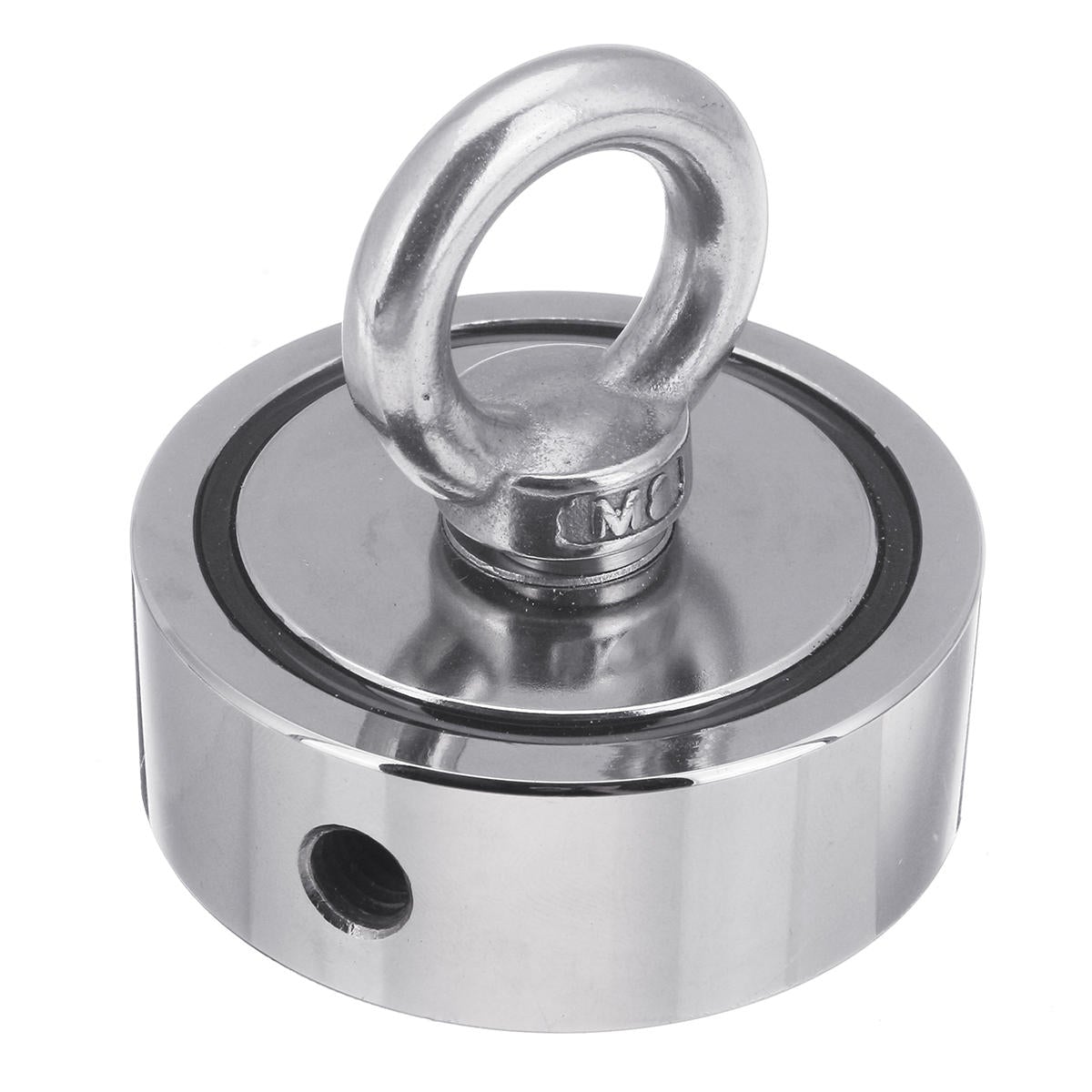120KG Double Side Neodymium Recovery Magnet Hook Lifting Fishing Hunting Salvage Magnet