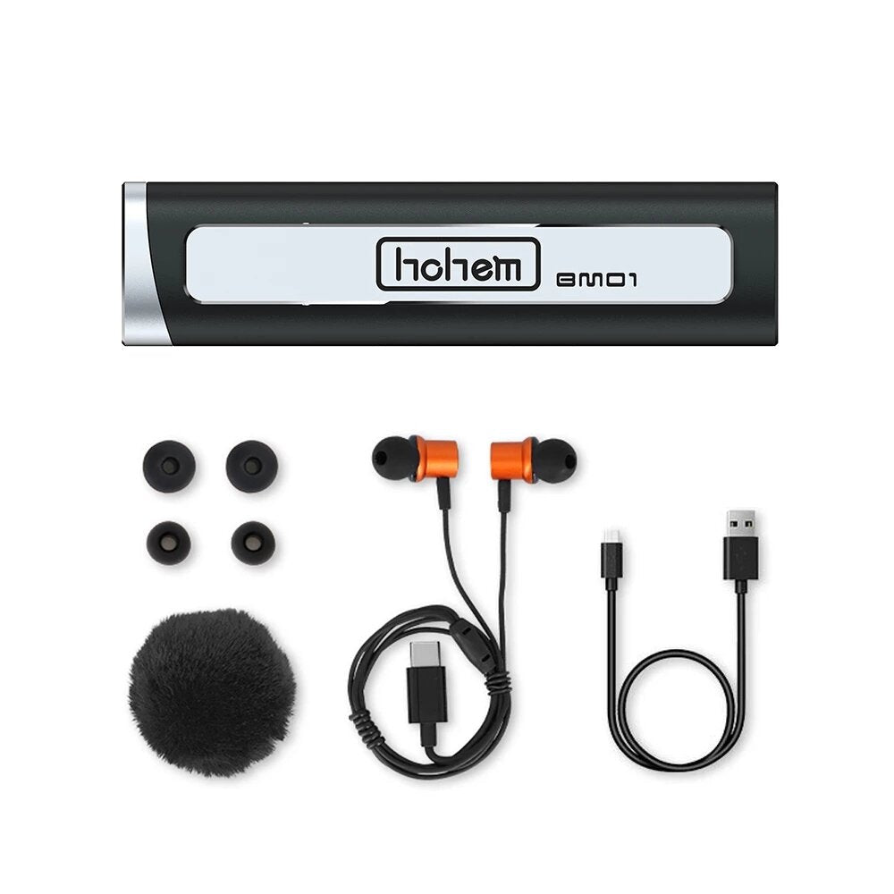 Wireless Lavalier Bluetooth Microphone 48KzH with Wind Muff Caps for Vlog Shooting Interview Live Broadcast MV