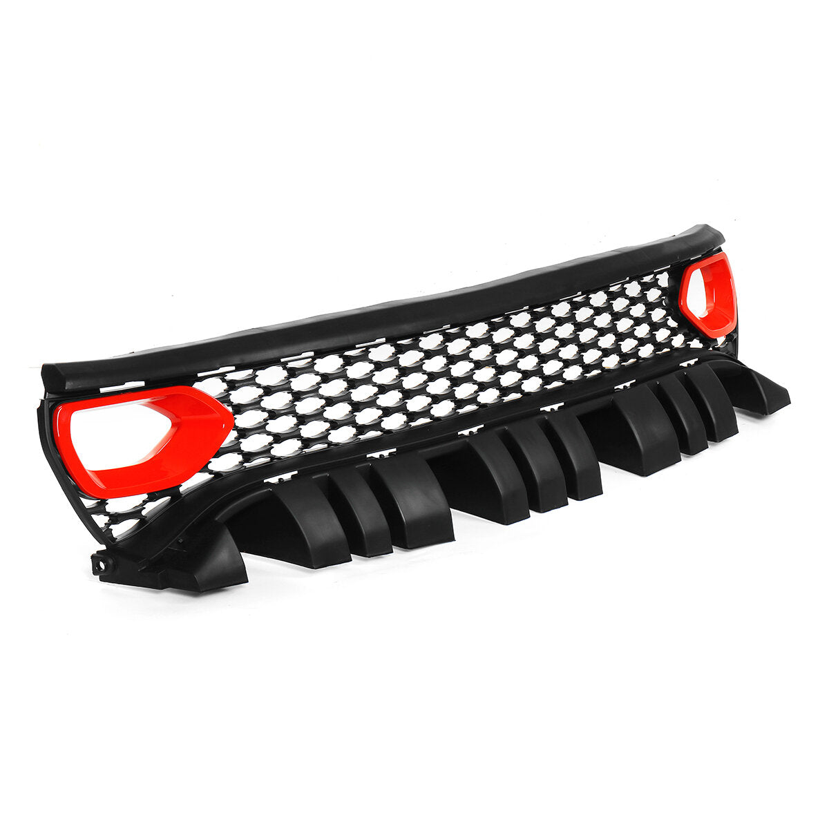 RED Upper Grille with Bezels Dual Inlets For Dodge Charger SRT Scat