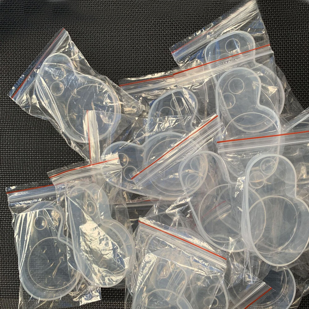 Waterproof Silicone Cover, Transparent Rubber Case, Dust Proof Protective Shell Protector for Electric Scooter Accessories Parts