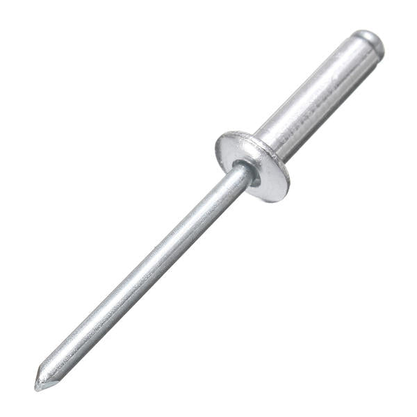 M4 Aluminium Open End Blind Rivets Dome Head with Break Pull Mandrel 100Pcs