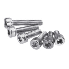 M4SH3 50Pcs M4 Stainless Steel Hex Socket Cap Head Screws Bolts 6-20mm Optional Length