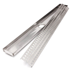 Stainless Steel Tile Insert Linear Shower Grate Bathroom Floor Drain Channel