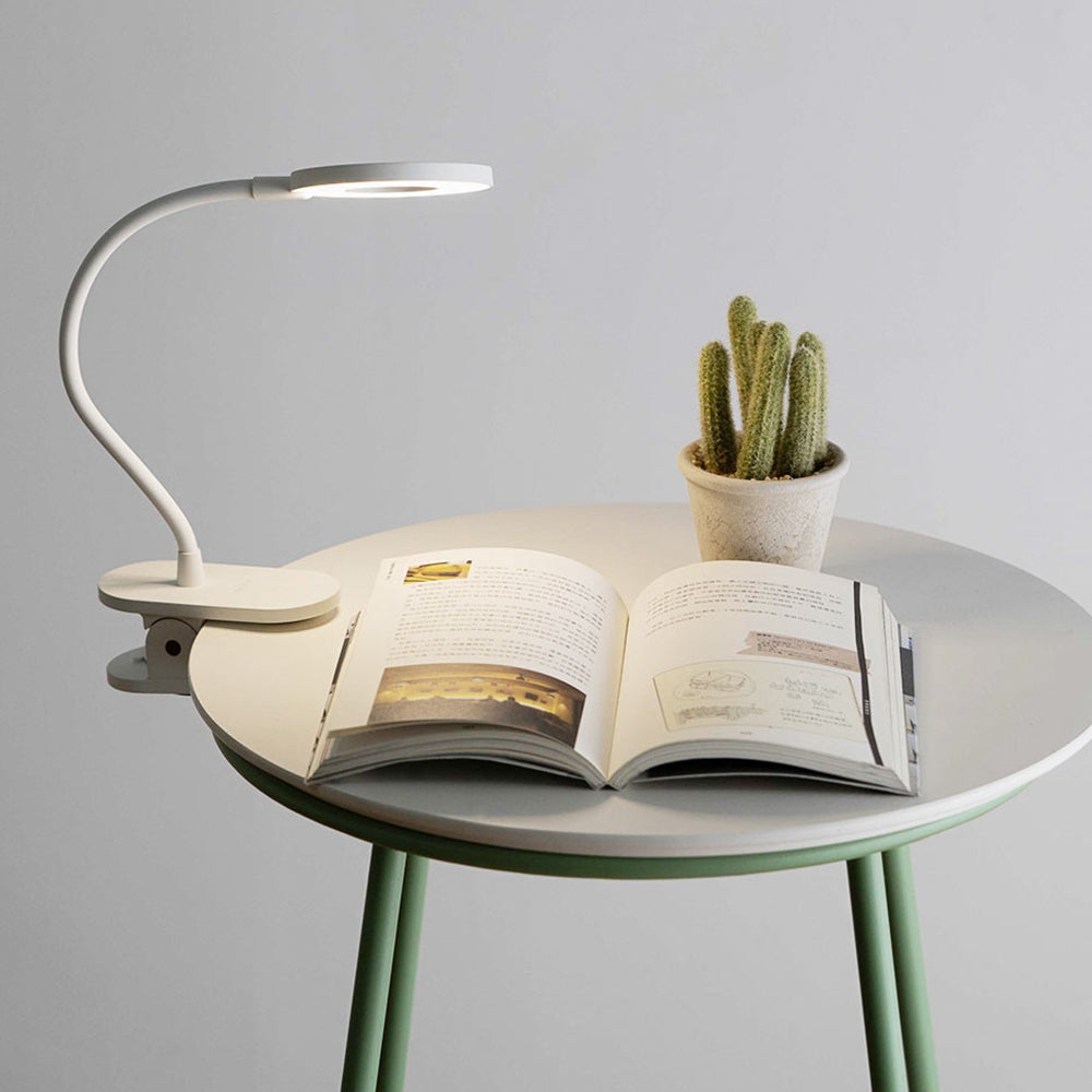 5W USB Rechargeable Clip Desk LED Lamp Eye Protection Reading Light