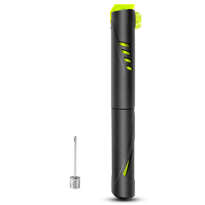120PSI High Pressure Bike Pump AV/FV Common 70g Lightweight Mini Bicycle Tire Inflator Pump for Mountain Bike Sport Ball