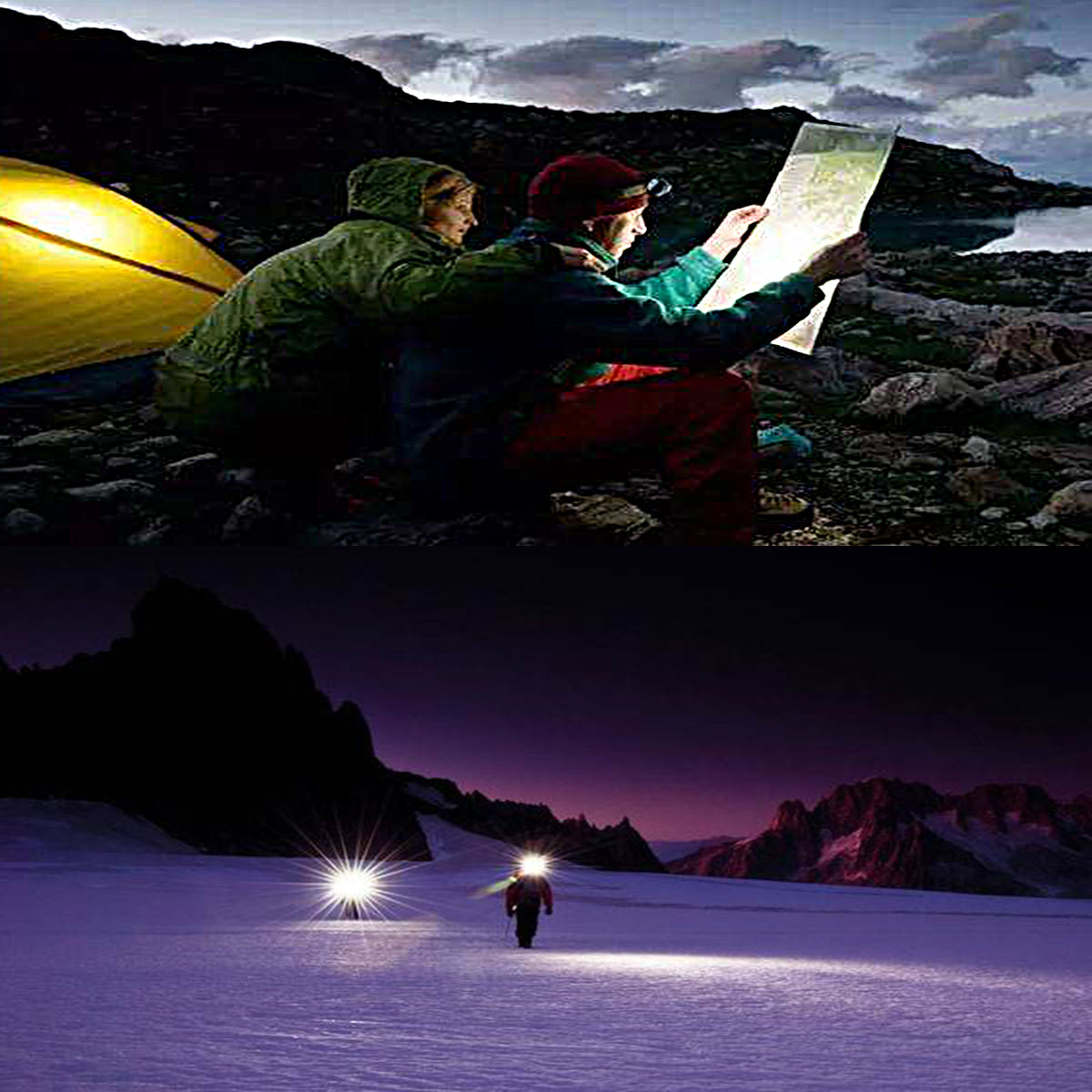 2501-B 6-Modes 7xT6+2xQ5 LED Outdoor Head Torch Waterproof Ultra Bright Headlamp With SOS Whistle