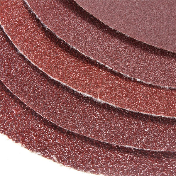 50Pcs 8 Holes Abrasive Sand Discs Sanding Paper 40 60 80 120 240 Grit Sand Paper