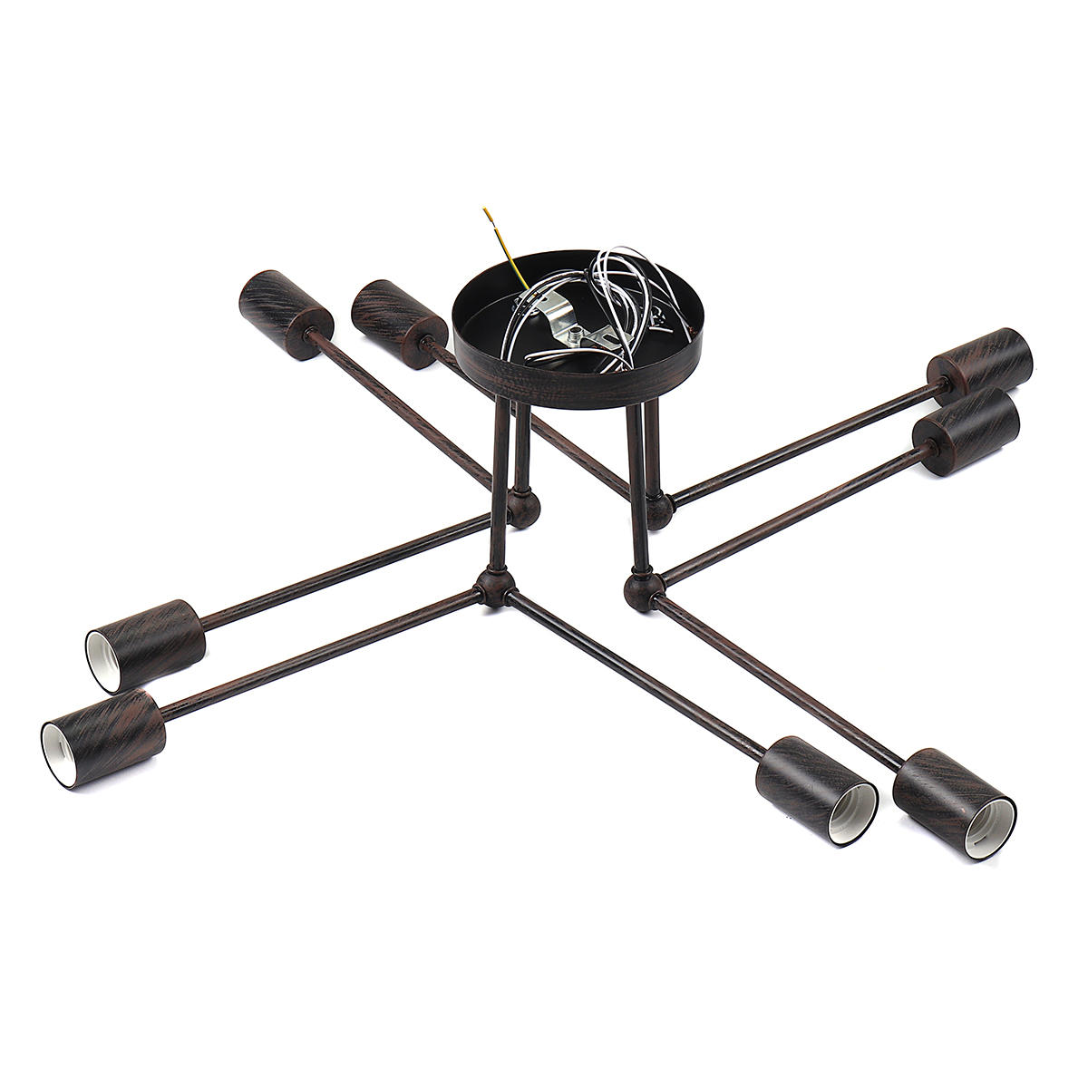 Modern Pendant Lamp Ceiling Light Chandelier Vintage 8 Heads Sockets Holder