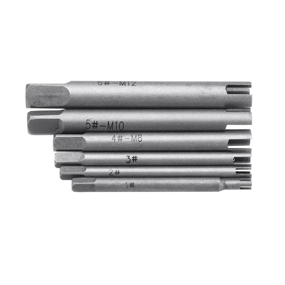 6pcs M4-M12 Damaged Screw Extractor Alloy Screw Bolt Remover