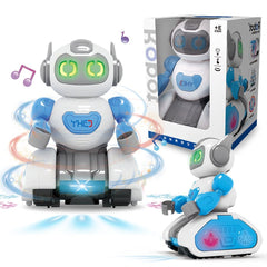 Electric Robot Universal Light Music Singing and Dancing Robot Rotating Hyun Dance Model for Kids Toys