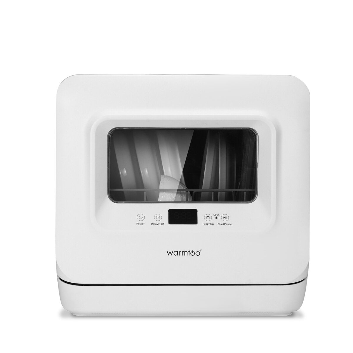 Automatic Countertop Dishwasher 850W 5 Washing Programs 2/3 Place Setting
