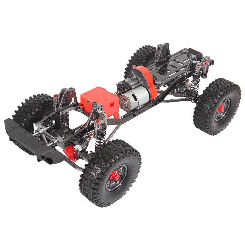 Brushed Alloy Metal RC Car Frame Kit For SCX10 Vehicle Models Parts