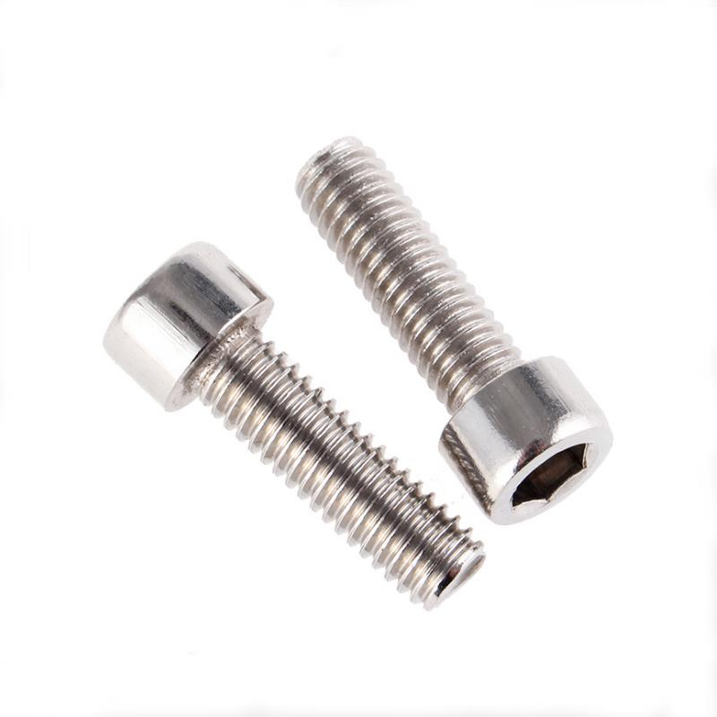 50Pcs M5 201 Stainless Steel 10-20mm Hex Socket Cap Head Screw Washer Nut