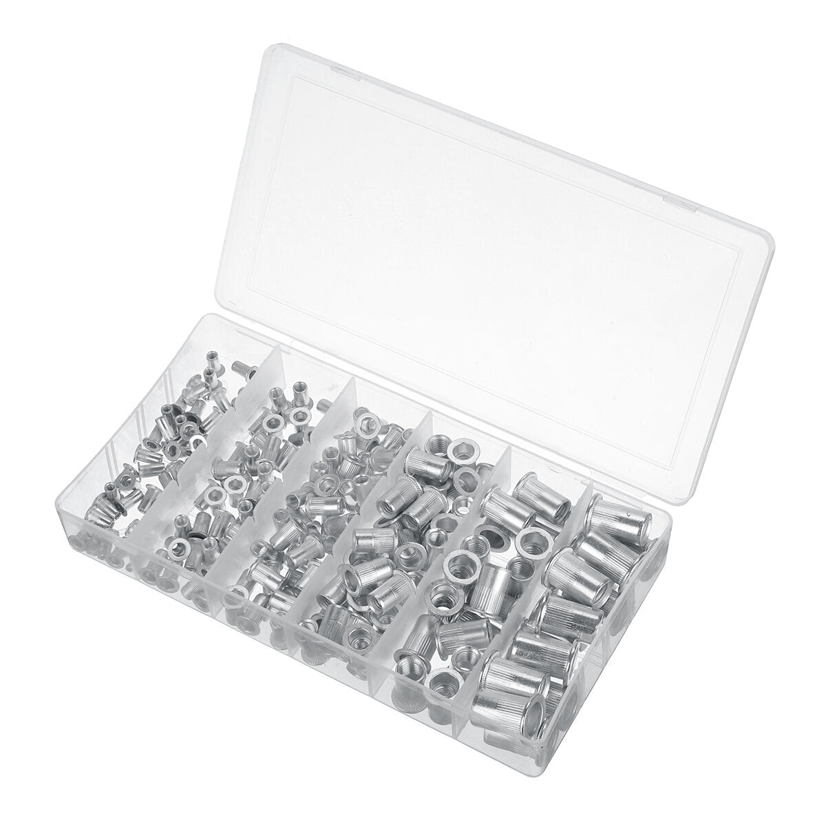 190Pcs M3-M10 Rivnut Riveter Rivet Nut Nutserts Guns Riveting Assortment Tool Kit Nutsert