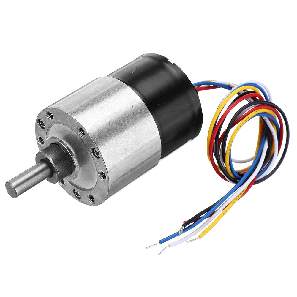 DC 12V Brushless Motor 107rpm Gear Reduction Motor 37MM Geared Motor